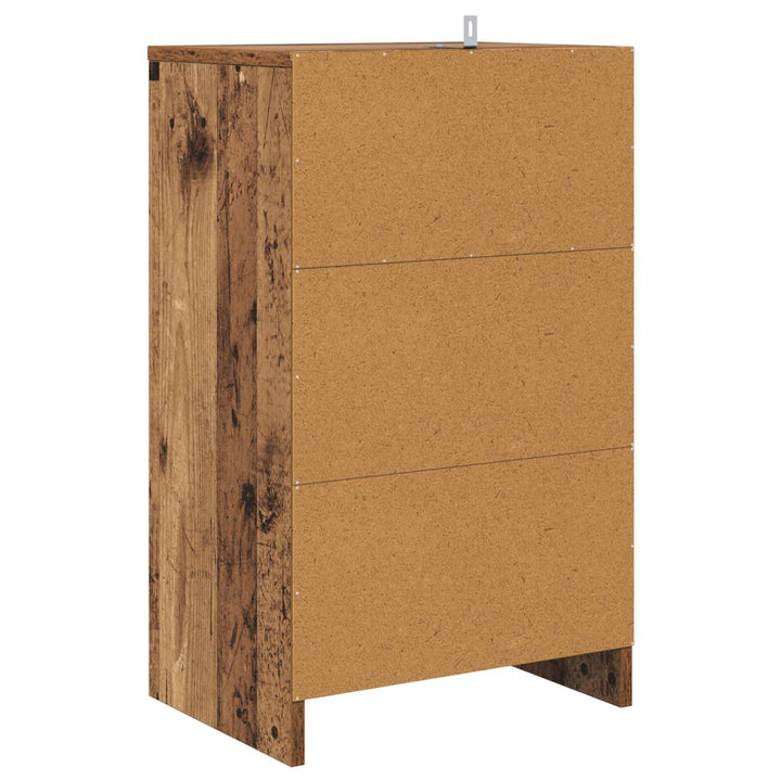 Sengebord Gammelt træ 40 x 30 x 467 cm Konstrueret træ