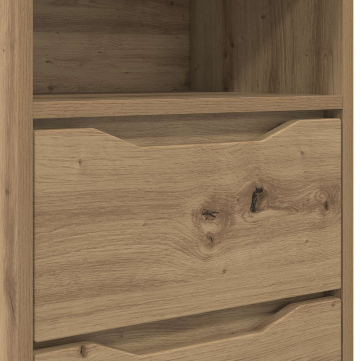 Sengeborde 2 stk. Artisan-eg 40 x 30 x 67 cm Konstrueret træ