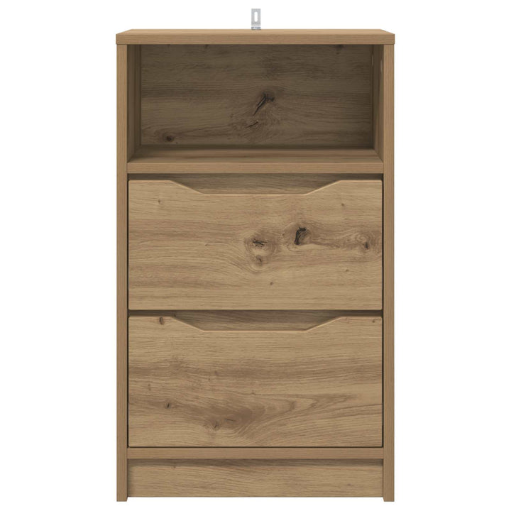 Sengeborde 2 stk. Artisan-eg 40 x 30 x 67 cm Konstrueret træ