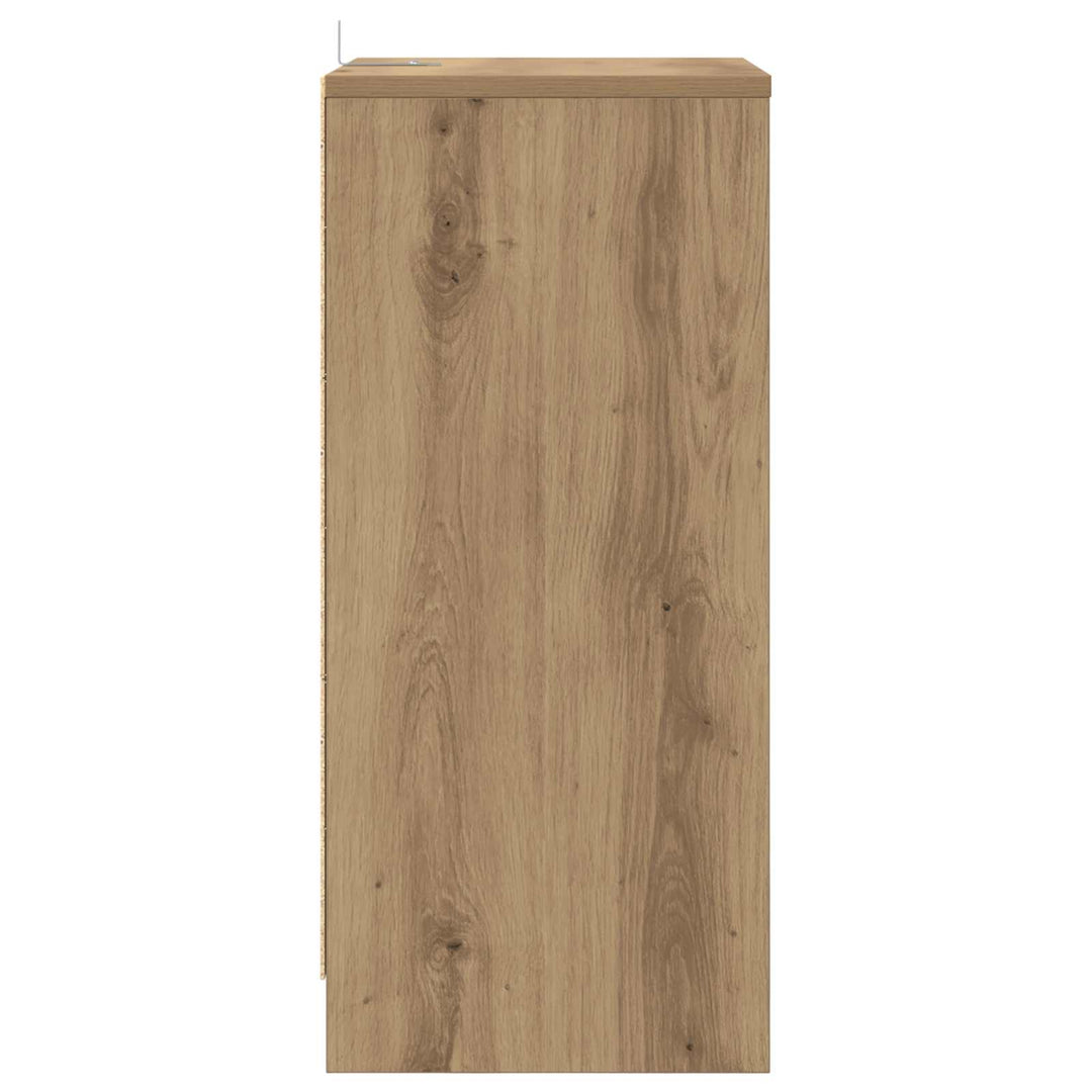 Sengeborde 2 stk. Artisan-eg 40 x 30 x 67 cm Konstrueret træ