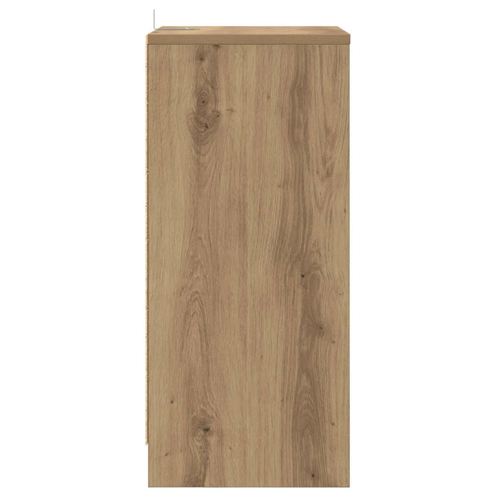 Sengeborde 2 stk. Artisan-eg 40 x 30 x 67 cm Konstrueret træ