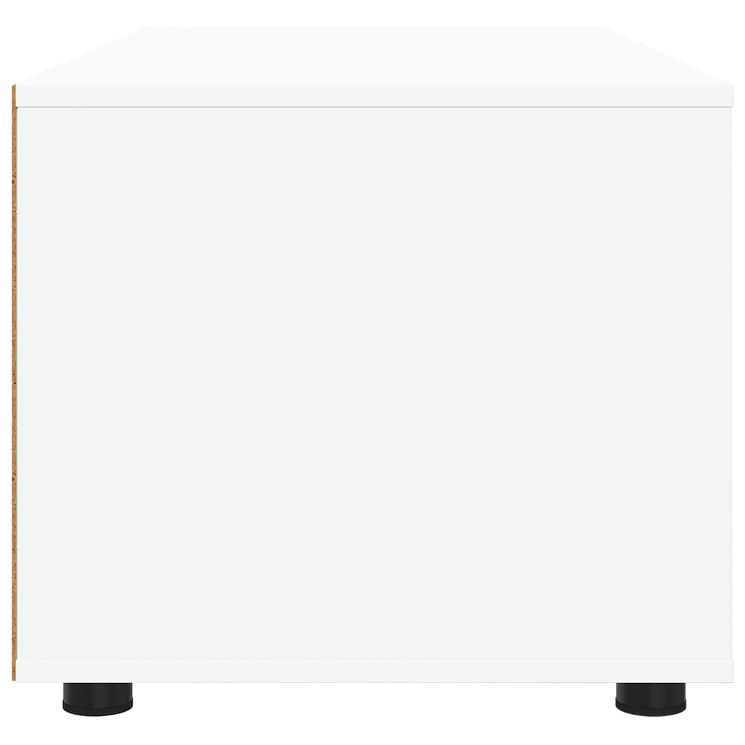 TV-skab med skuffe Hvid 100 x 48 x 43 cm Konstrueret træ