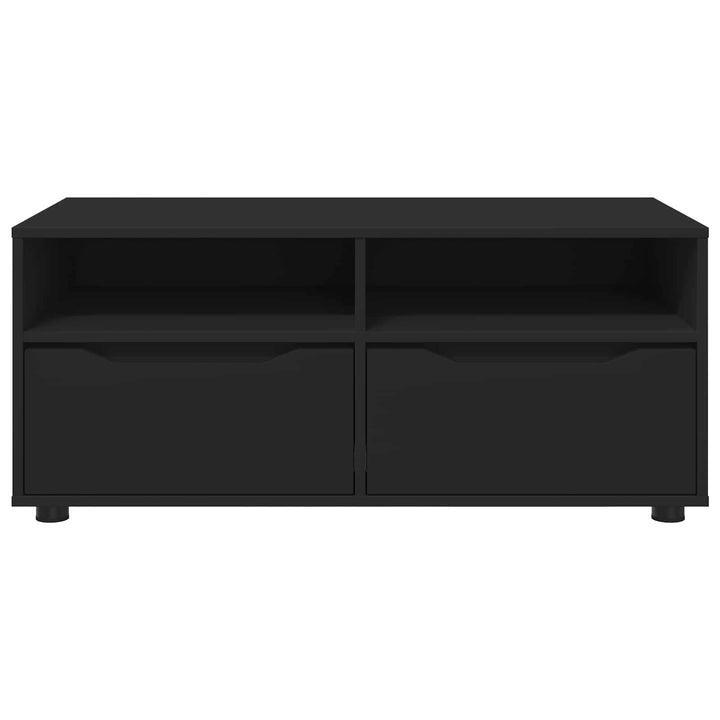 TV-skab med skuffe Sort 100 x 48 x 43 cm Konstrueret træ