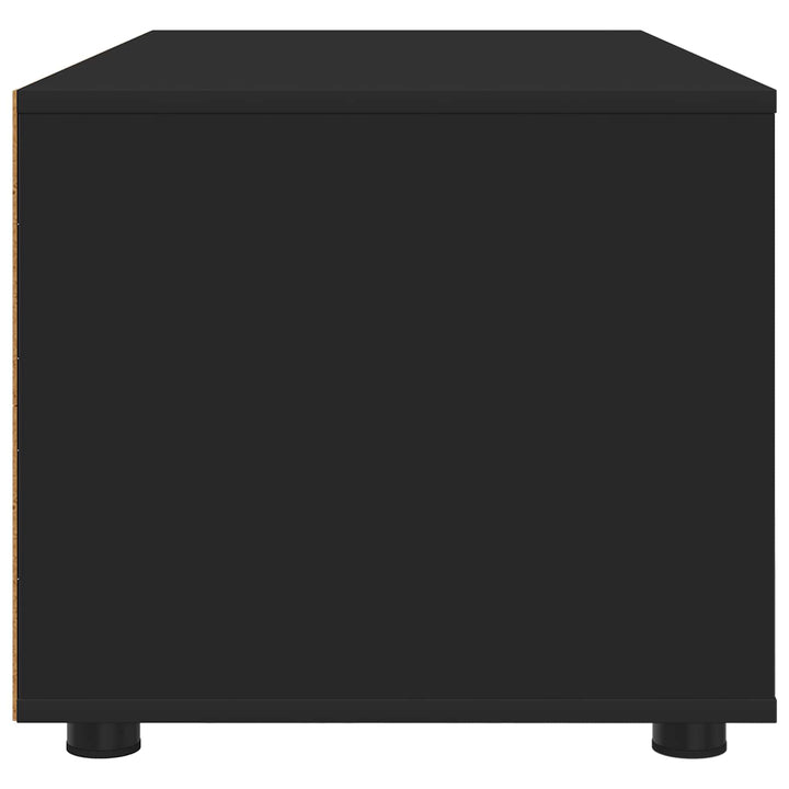 TV-skab med skuffe Sort 100 x 48 x 43 cm Konstrueret træ