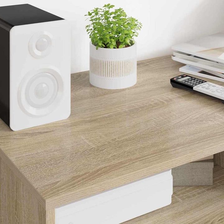 TV-skab med skuffe Sonoma eg 100 x 48 x 43 cm Konstrueret træ