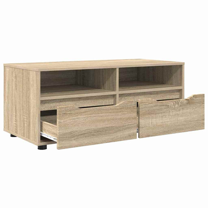 TV-skab med skuffe Sonoma eg 100 x 48 x 43 cm Konstrueret træ