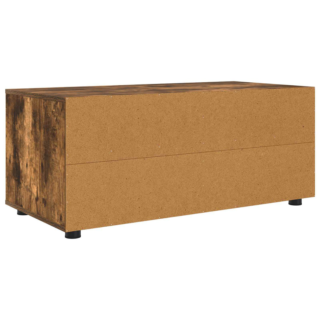 TV-skab med skuffe Røget eg 100 x 48 x 43 cm Konstrueret træ