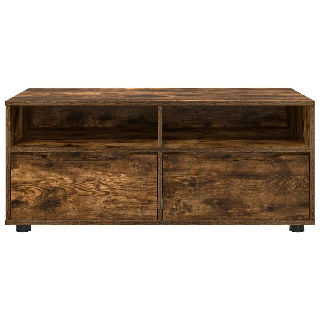 TV-skab med skuffe Røget eg 100 x 48 x 43 cm Konstrueret træ