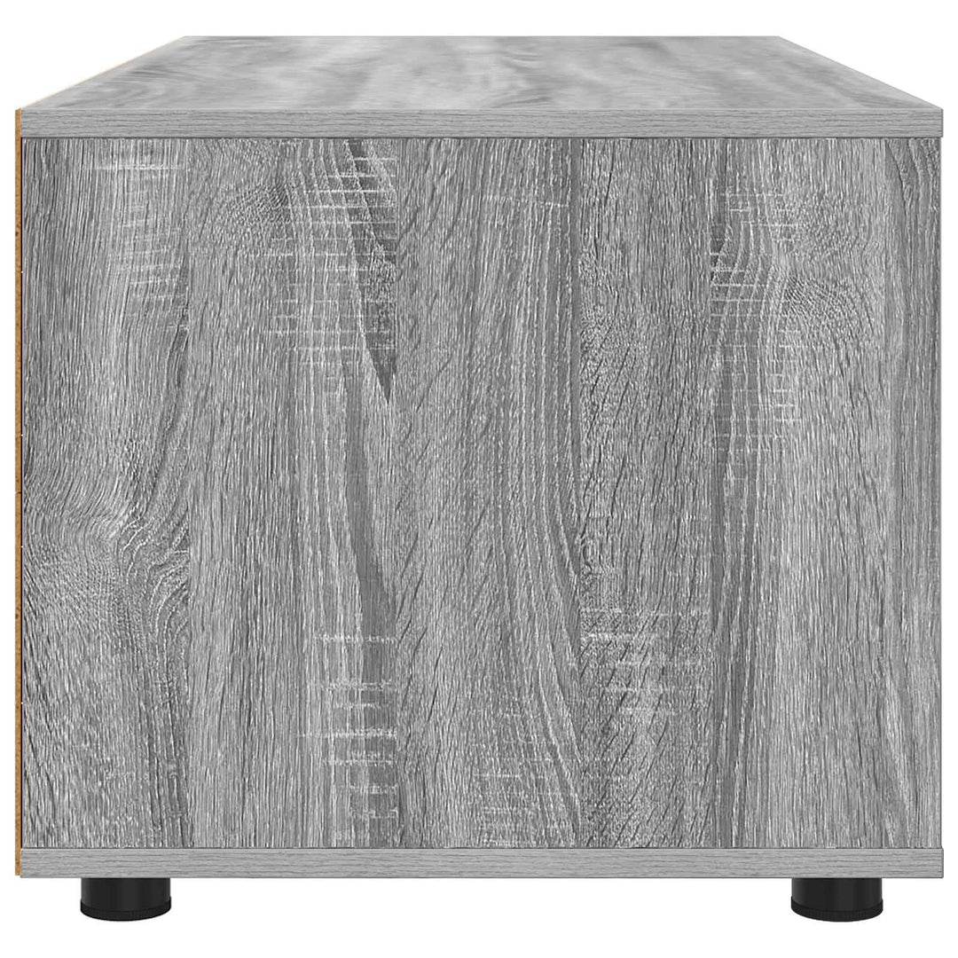 TV-skab med skuffe Grå Sonoma 100 x 48 x 43 cm Konstrueret træ
