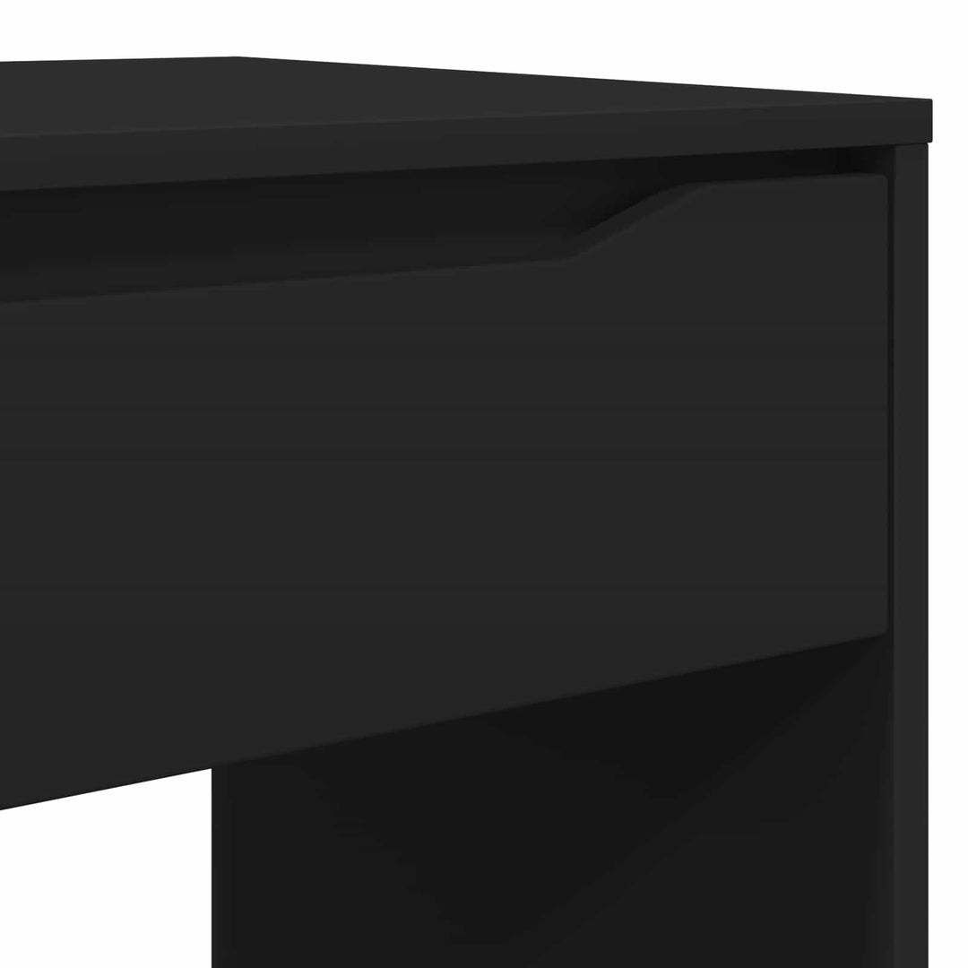 Bord med skuffe Sort 100 x 50 x 78 cm Konstrueret træ