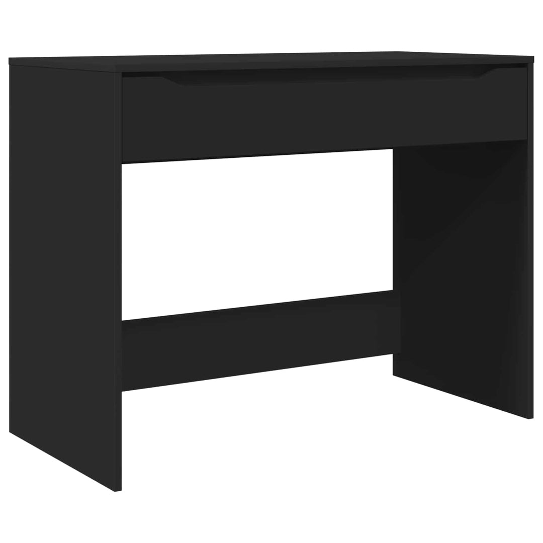Bord med skuffe Sort 100 x 50 x 78 cm Konstrueret træ