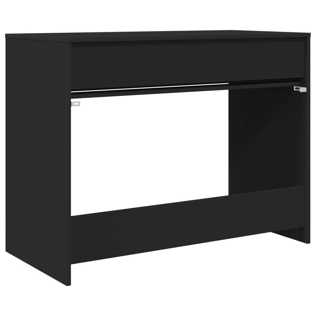 Bord med skuffe Sort 100 x 50 x 78 cm Konstrueret træ