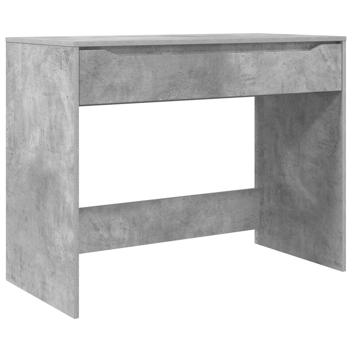 Bord med skuffe BetonGrå 100 x 50 x 78 cm Konstrueret træ