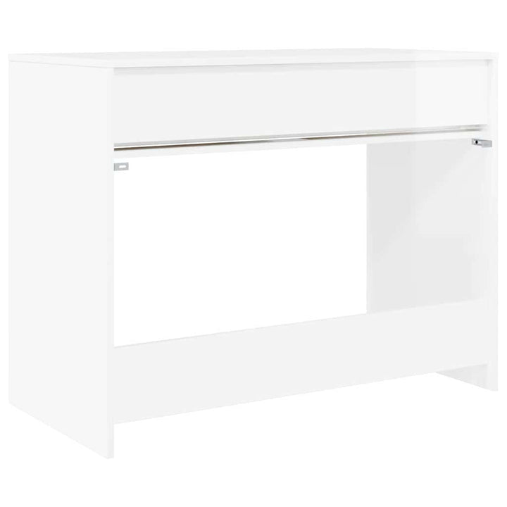 Bord med skuffe Højglans Hvid 100 x 50 x 78 cm Konstrueret træ