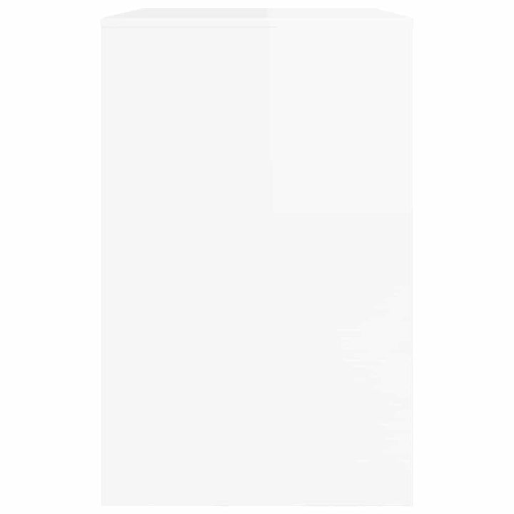 Bord med skuffe Højglans Hvid 100 x 50 x 78 cm Konstrueret træ