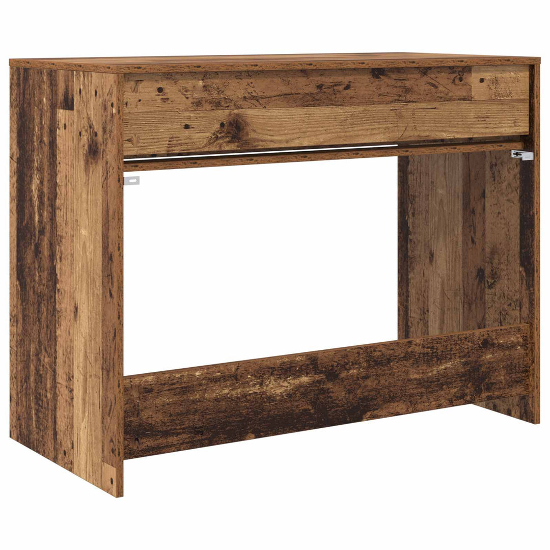 Bord med skuffe Gammelt træ 100 x 50 x 78 cm Konstrueret træ