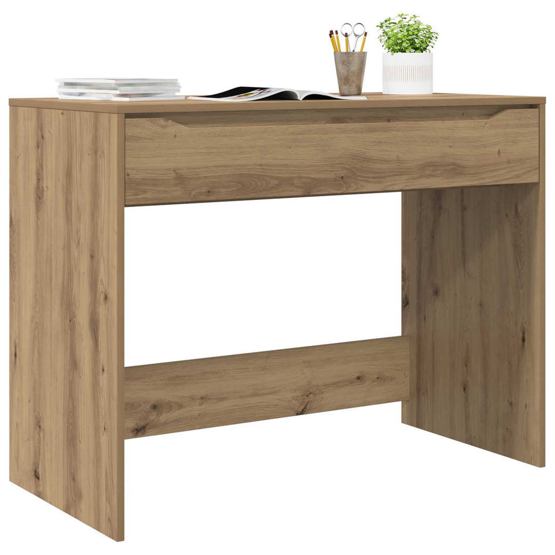 Bord med skuffe Artisan Eg 100 x 50 x 78 cm Konstrueret træ