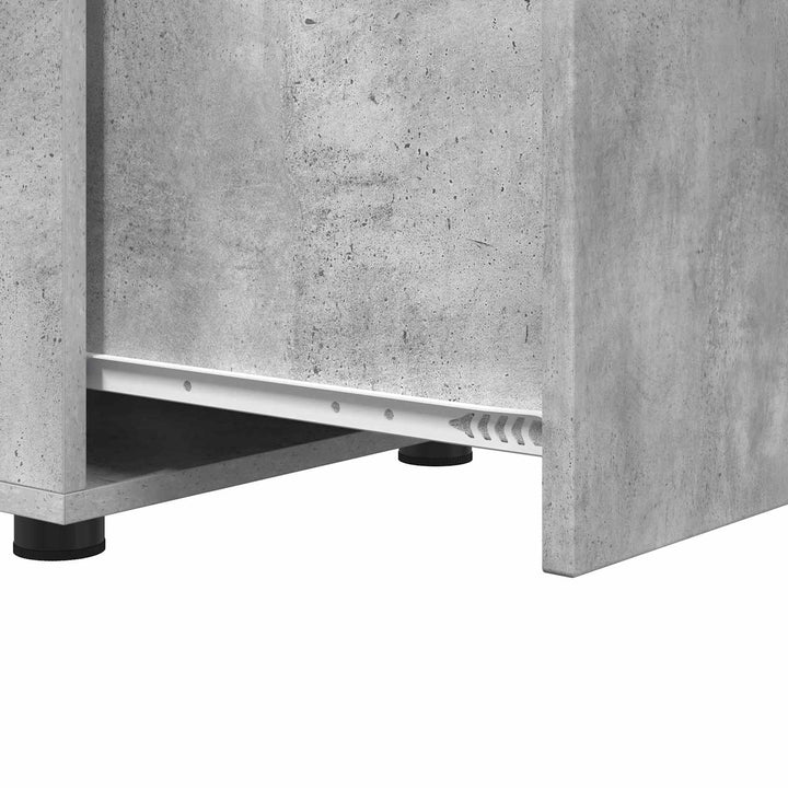 Badeværelsesskab Beton Grå 40,5 x 40 x 44 cm Konstrueret træ