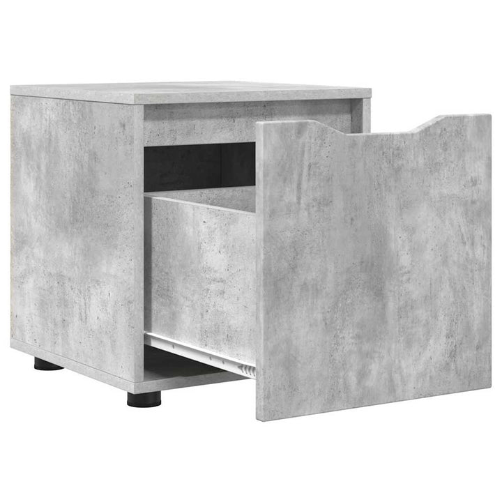 Badeværelsesskab Beton Grå 40,5 x 40 x 44 cm Konstrueret træ
