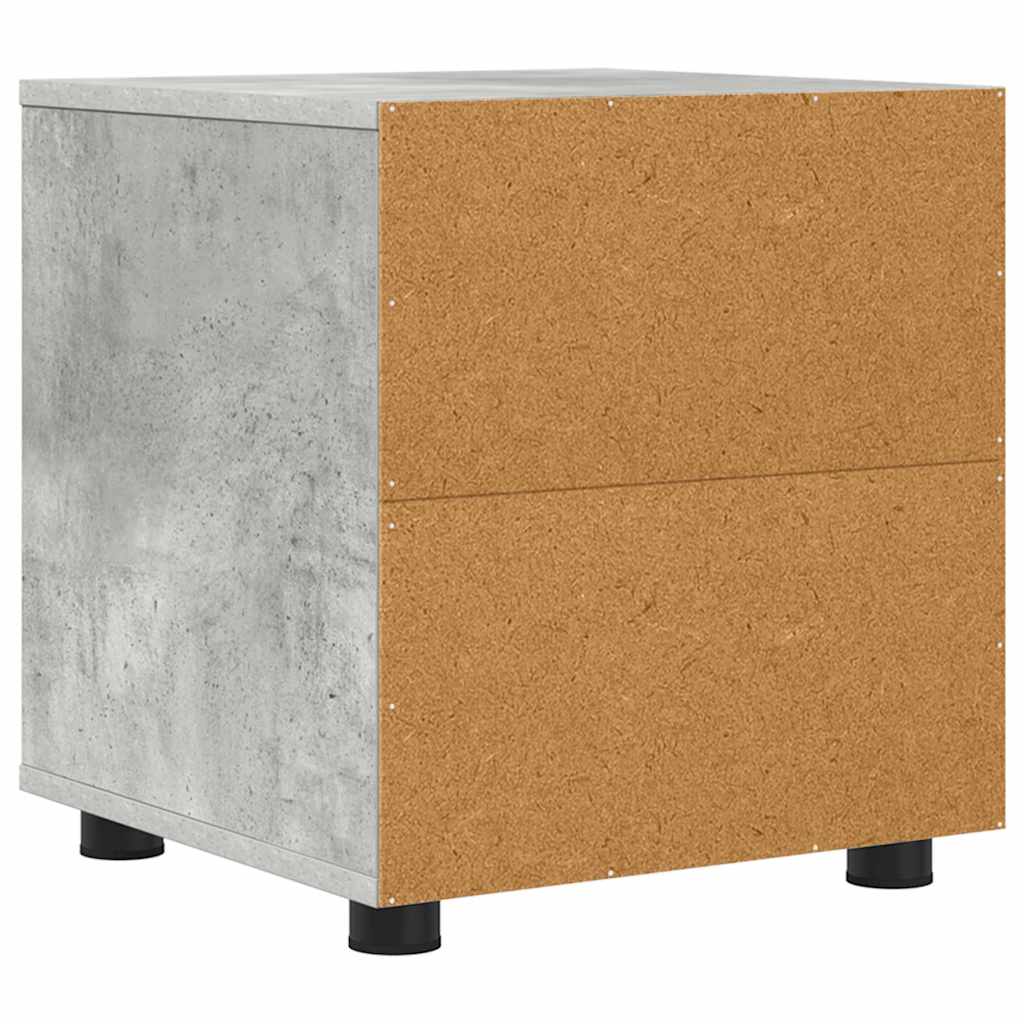 Badeværelsesskab Beton Grå 40,5 x 40 x 44 cm Konstrueret træ