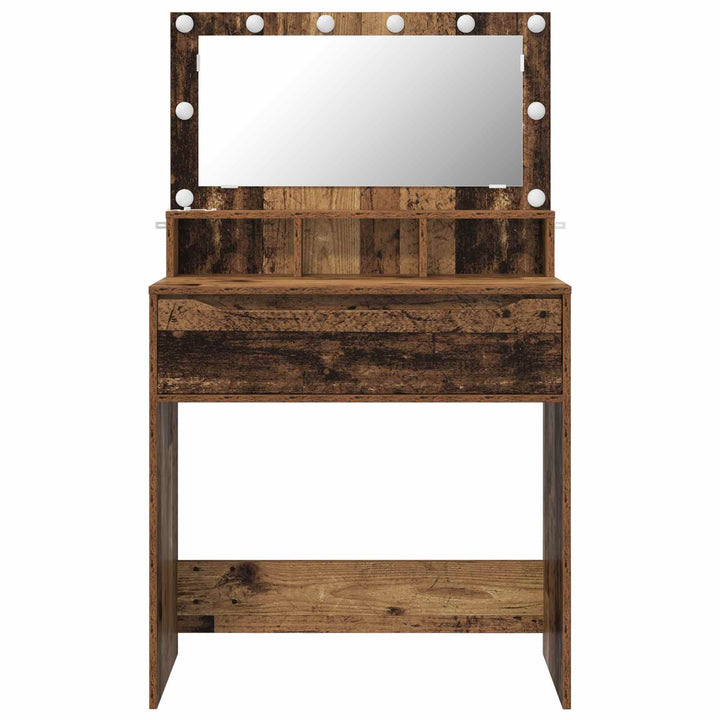 Soveværelsessminkeborde Gammelt træ 80 x 39,6 x 135 cm