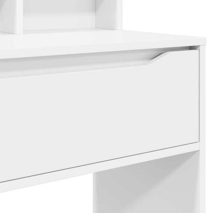 Soveværelsessminkeborde Hvid 80 x 39,6 x 135 cm Konstrueret træ