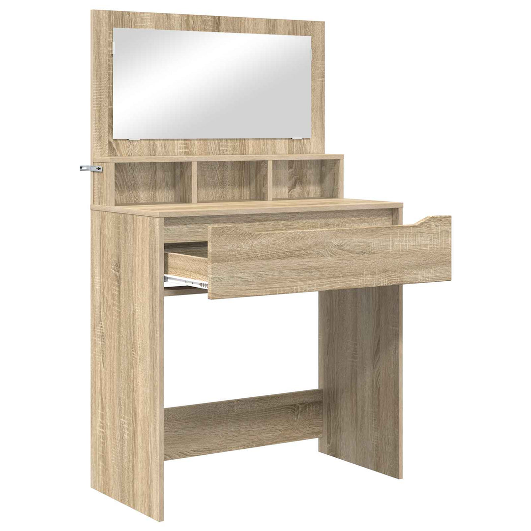 Soveværelsessminkeborde Sonoma eg 80 x 39,6 x 135 cm