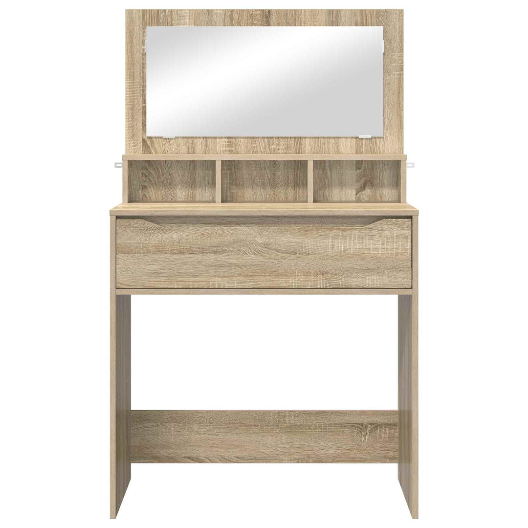Soveværelsessminkeborde Sonoma eg 80 x 39,6 x 135 cm