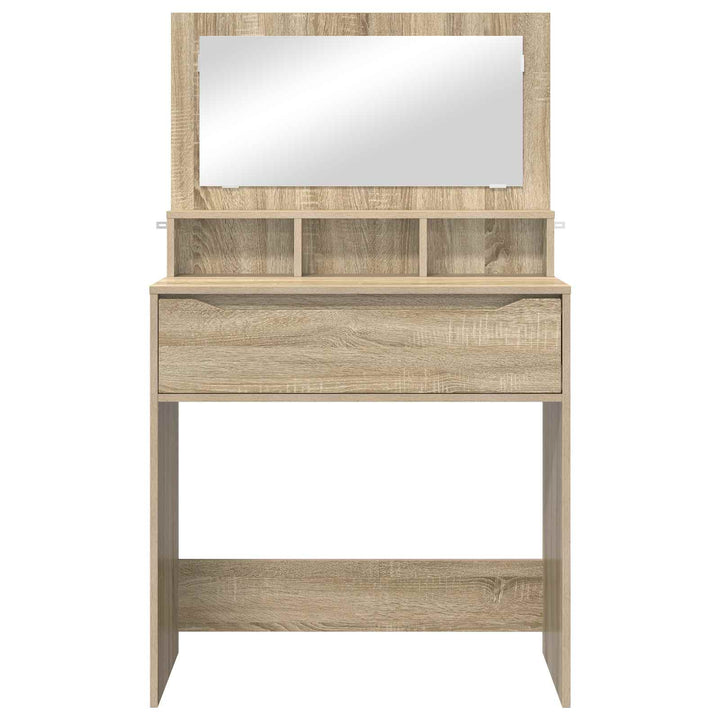 Soveværelsessminkeborde Sonoma eg 80 x 39,6 x 135 cm