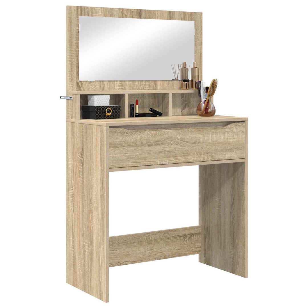 Soveværelsessminkeborde Sonoma eg 80 x 39,6 x 135 cm