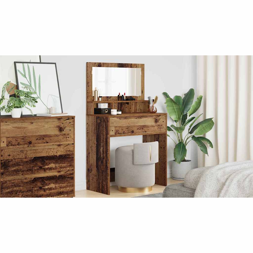 Soveværelsessminkeborde Gammelt træ 80 x 39,6 x 135 cm