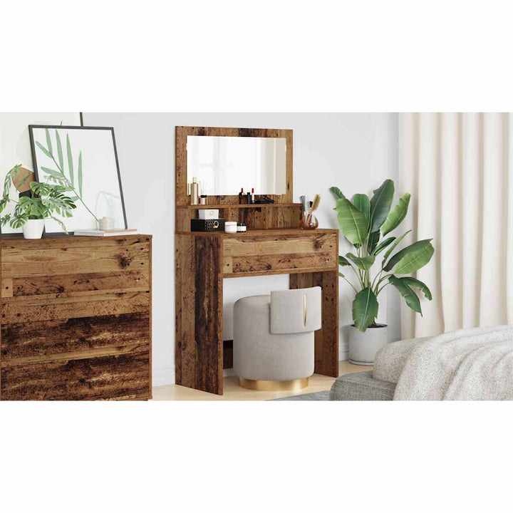Soveværelsessminkeborde Gammelt træ 80 x 39,6 x 135 cm