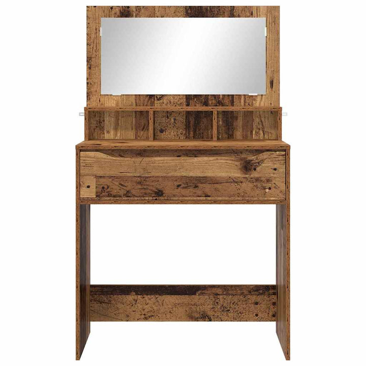 Soveværelsessminkeborde Gammelt træ 80 x 39,6 x 135 cm