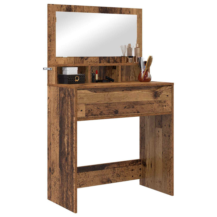 Soveværelsessminkeborde Gammelt træ 80 x 39,6 x 135 cm