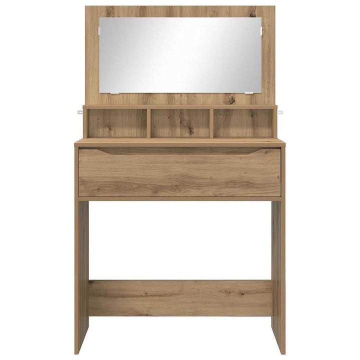 Soveværelsessminkeborde Artisan Egetræ 80 x 39,6 x 135 cm