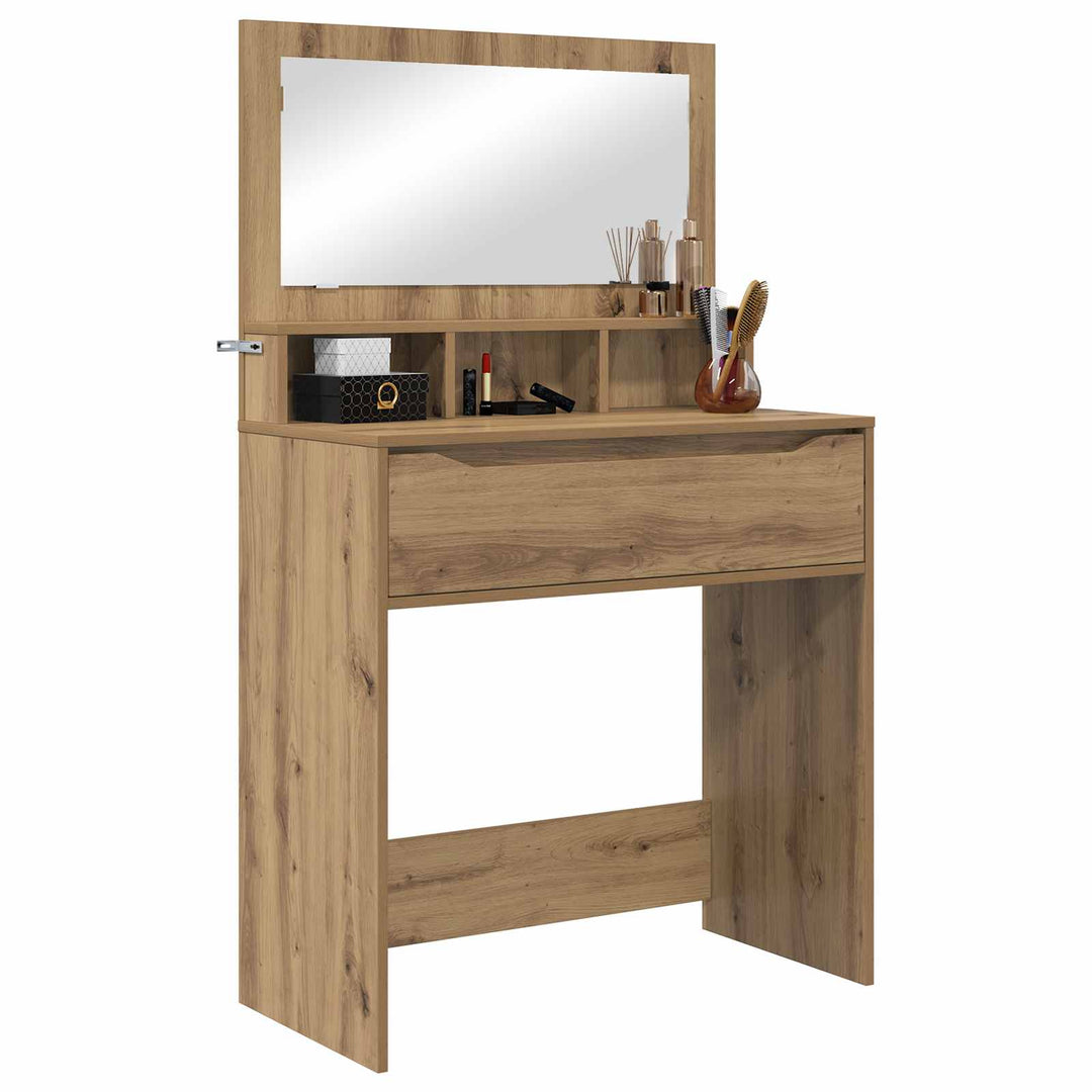 Soveværelsessminkeborde Artisan Egetræ 80 x 39,6 x 135 cm