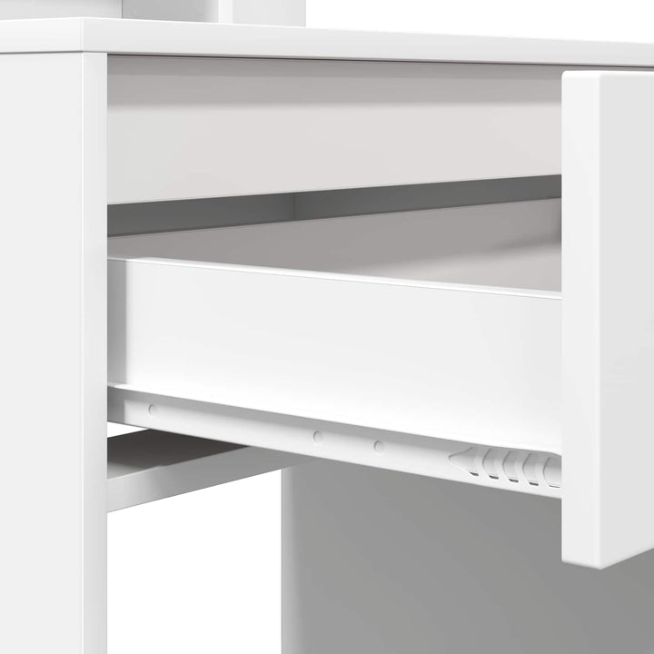 Soveværelsessminkeborde Hvid 80 x 39,6 x 135 cm Konstrueret træ