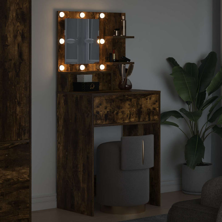 Soveværelsessminkeborde Røget eg 80 x 39,6 x 135 cm