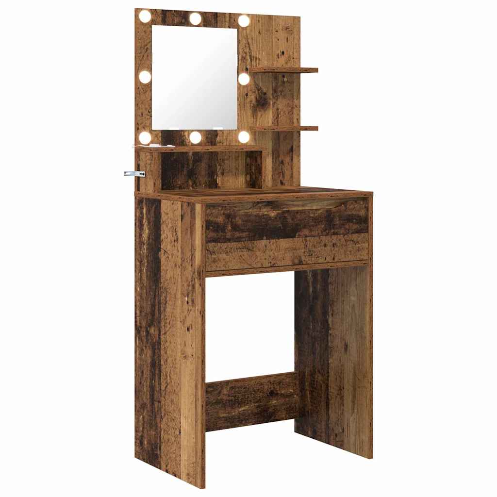 Soveværelsessminkeborde Gammelt træ 80 x 39,6 x 135 cm