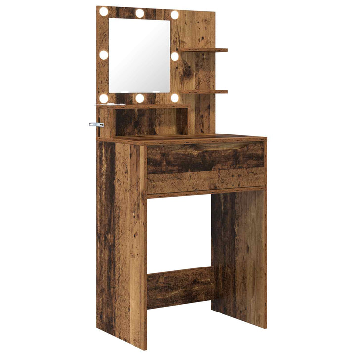 Soveværelsessminkeborde Gammelt træ 80 x 39,6 x 135 cm