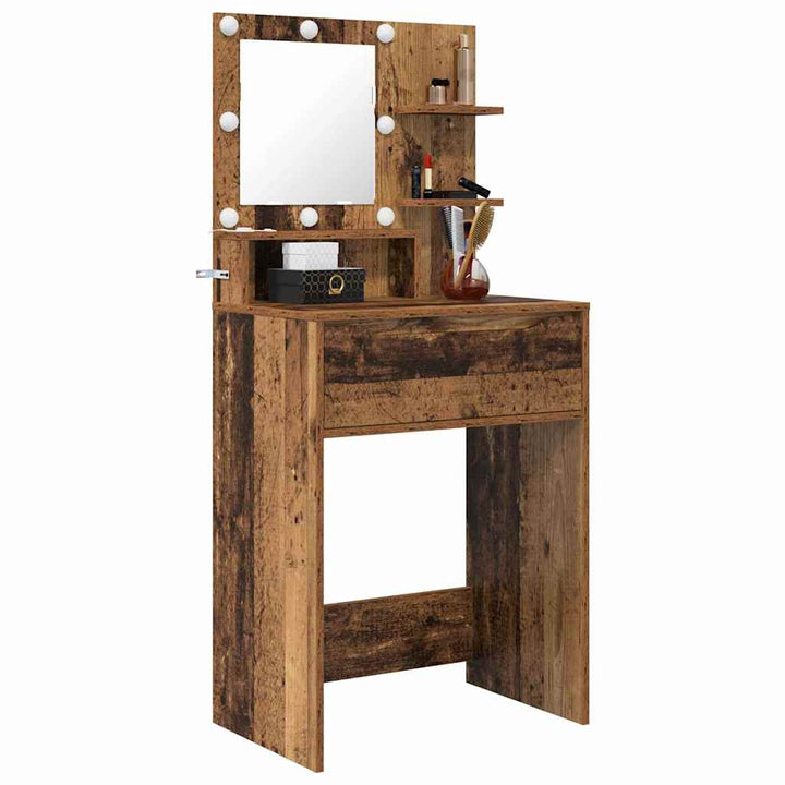 Soveværelsessminkeborde Gammelt træ 80 x 39,6 x 135 cm