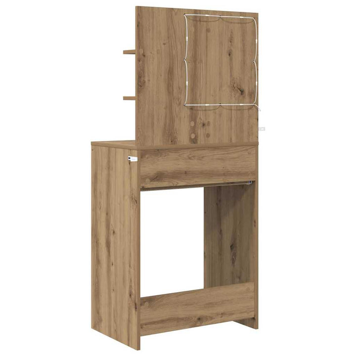 Soveværelsessminkeborde Artisan Egetræ 80 x 39,6 x 135 cm