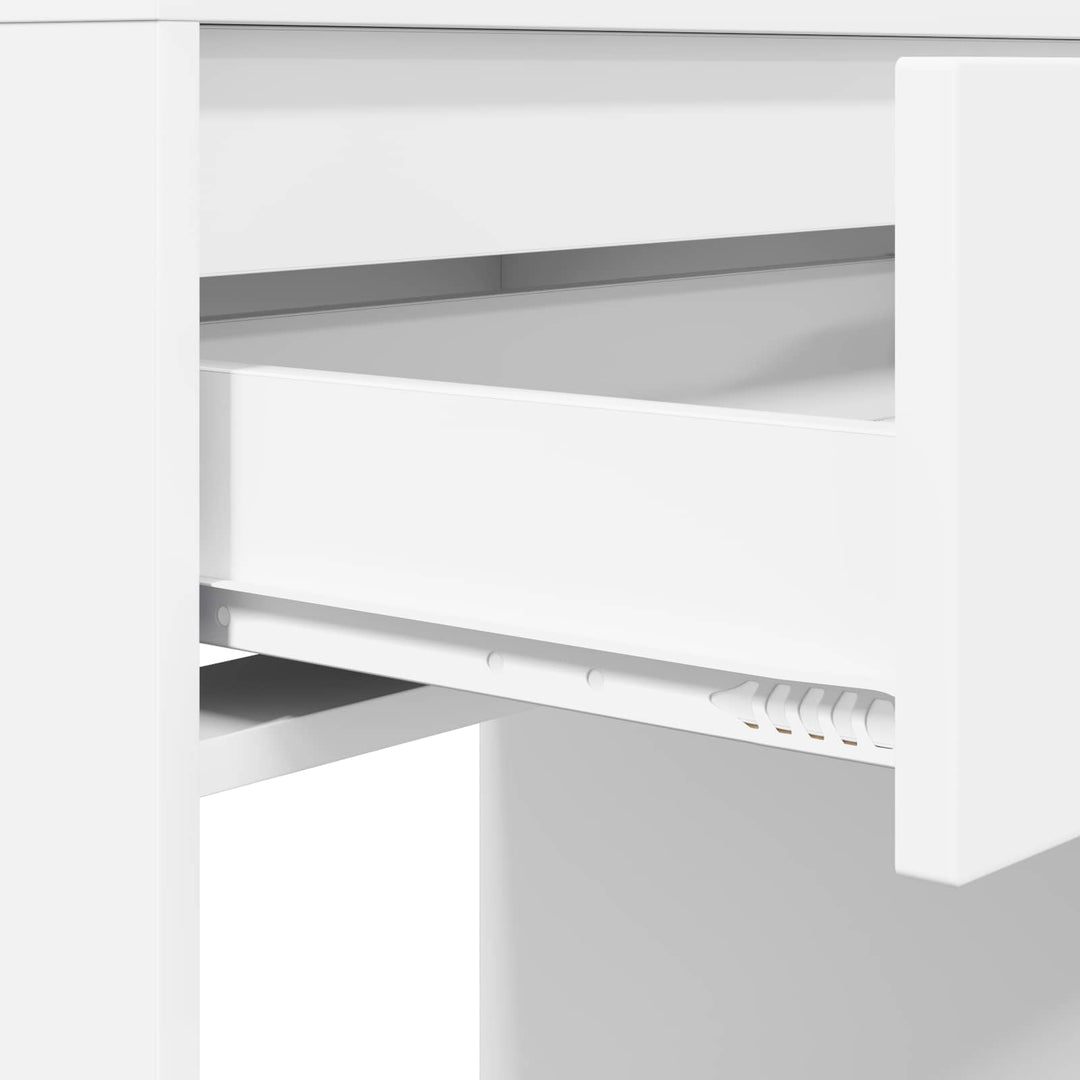 Soveværelsessminkeborde Hvid 80 x 39,6 x 135 cm Konstrueret træ