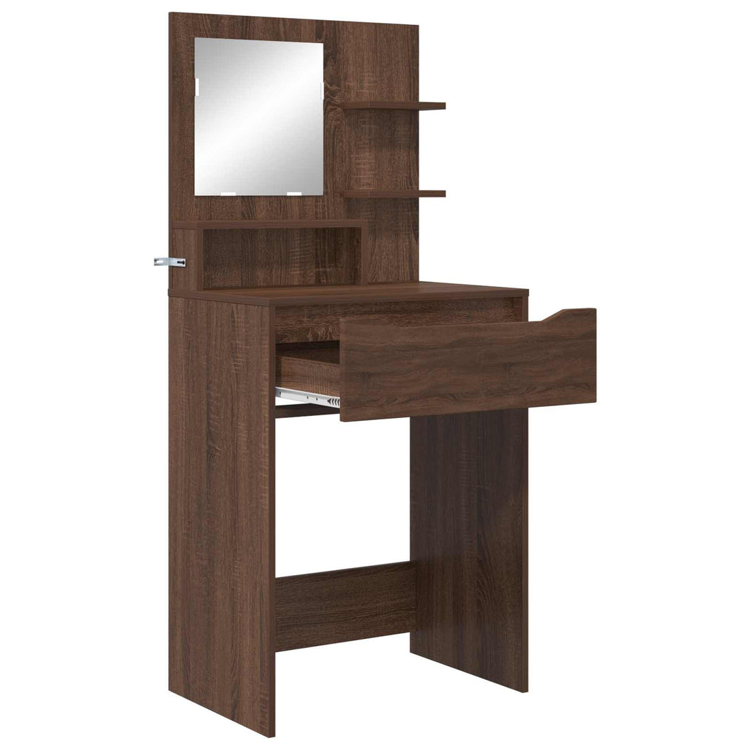 Soveværelsessminkeborde Brun eg 80 x 39,6 x 135 cm