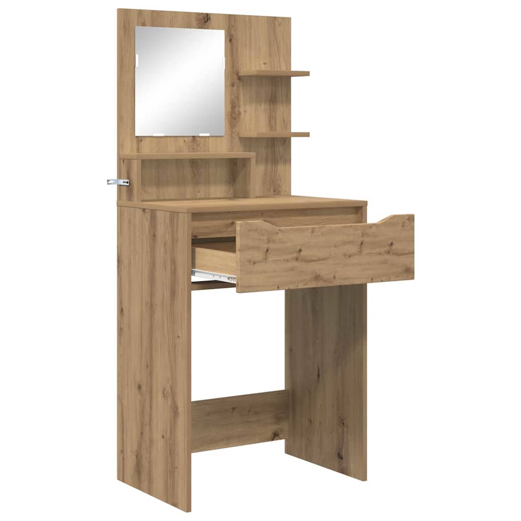 Soveværelsessminkeborde Artisan Egetræ 80 x 39,6 x 135 cm