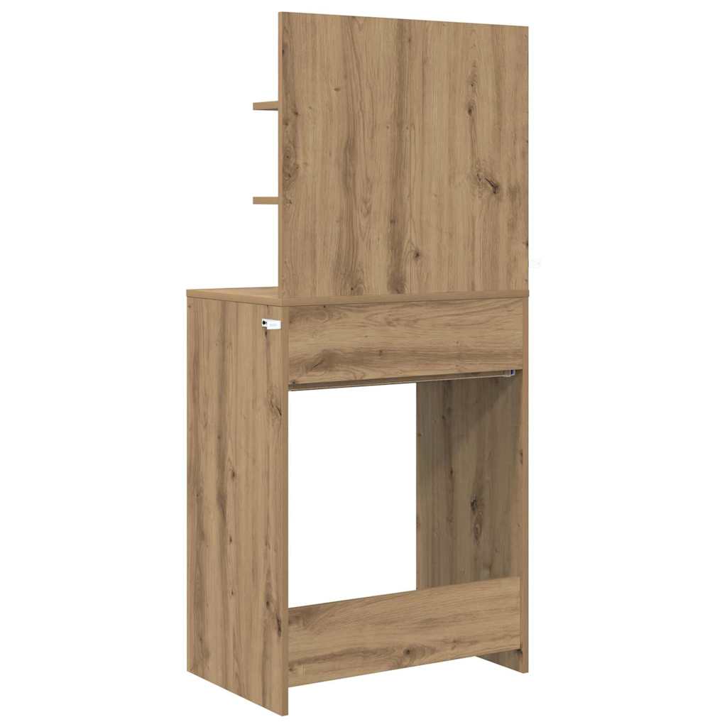 Soveværelsessminkeborde Artisan Egetræ 80 x 39,6 x 135 cm