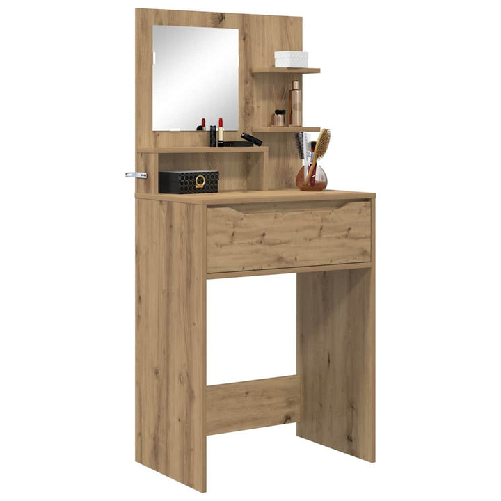 Soveværelsessminkeborde Artisan Egetræ 80 x 39,6 x 135 cm