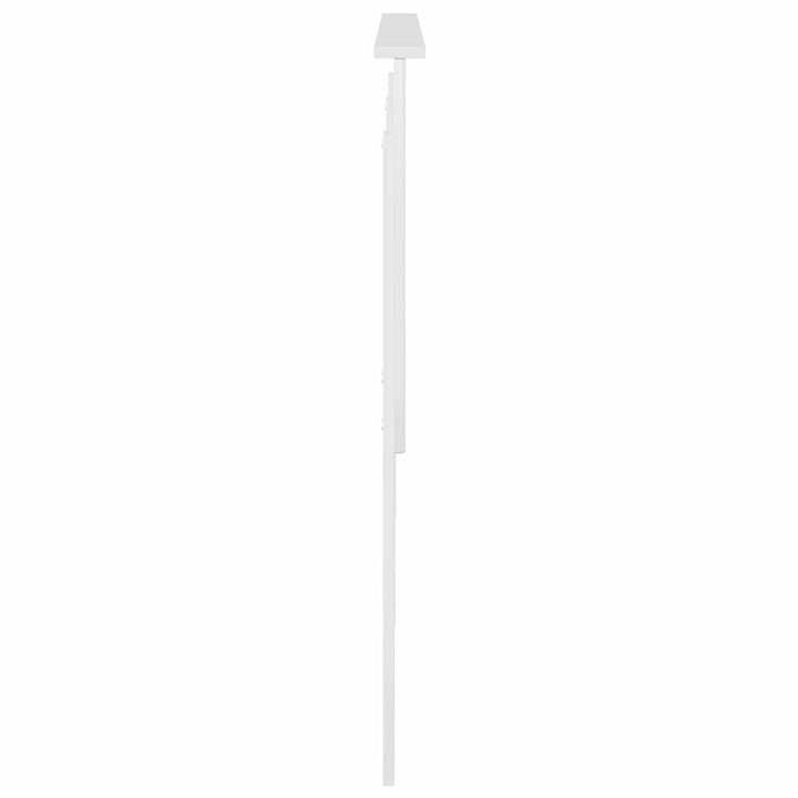 Hovedgærde Gloss Hvid 100 cm Konstrueret træ