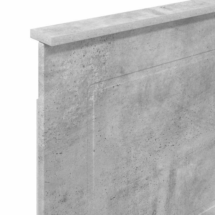 Hovedgærde BetonGrå 100 cm Konstrueret træ