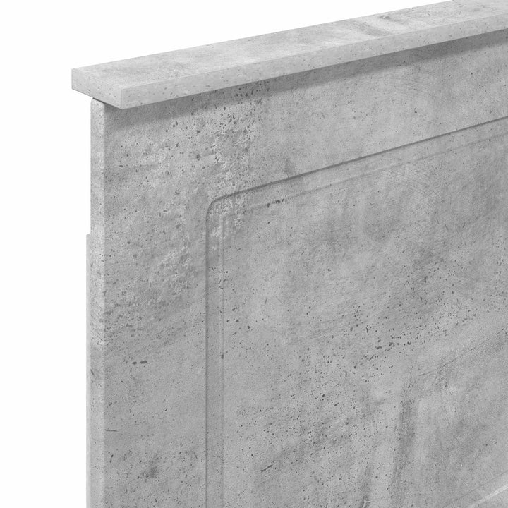 Hovedgærde BetonGrå 100 cm Konstrueret træ